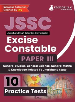 JSSC (Jharkhand Staff Selection Commission ) - Excise Constable Paper III Book 2023 (English Edition) - 10 Full Length Mock Tests with Free Access to Online Tests - Edugorilla Prep Experts