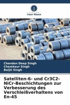 Satelliten-6- und Cr3C2-NiCr-Beschichtungen zur Verbesserung des Verschleißverhaltens von En-45 - Singh, Chandan Deep;Singh, Chamkaur;Singh, Baljit
