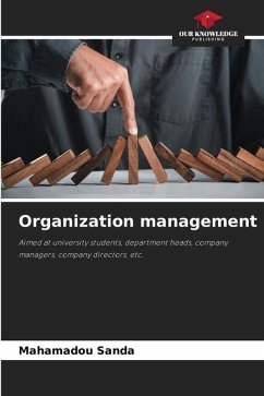 Organization management - SANDA, Mahamadou