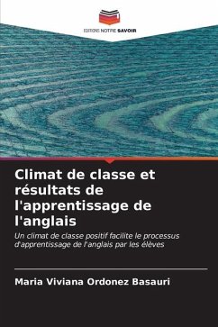 Climat de classe et résultats de l'apprentissage de l'anglais - Ordoñez Basauri, Maria Viviana