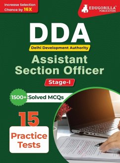 DDA (Delhi Development Authority) Assistant Section Officer Stage I (English Edition) Book 2023 - 10 Full Length Mock Tests (Paper I and Paper III) with Free Access to Online Tests - Edugorilla Prep Experts