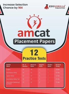 AMCAT Placement Papers Prep Book 2023   Aspiring Minds Computer Adaptive Test   12 Practice Tests with Free Access To Online Tests - Edugorilla Prep Experts