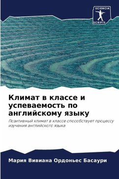 Klimat w klasse i uspewaemost' po anglijskomu qzyku - Ordon'es Basauri, Mariq Viwiana