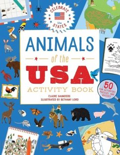 Animals of the USA Activity Book - Saunders, Claire
