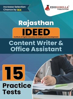 Rajasthan IDEED Content Writer & Office Assistant Book 2023 - Institute of Digital Education & Employment Development - 15 Practice Tests (1500 Solved MCQ) with Free Access to Online Tests - Edugorilla Prep Experts