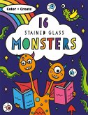 Stained Glass Coloring Monsters