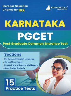 Karnataka PGCET (Post Graduate Common Entrance Test) Book 2023 (English Edition) - 15 Practice Tests (1500 Solved MCQs) with Free Access to Online Tests - Edugorilla Prep Experts