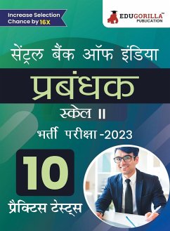 Central Bank of India Manager Scale II Recruitment Exam Book 2023 (Hindi Edition) - 10 Practice Tests (1000 Solved MCQ) with Free Access To Online Tests - Edugorilla Prep Experts