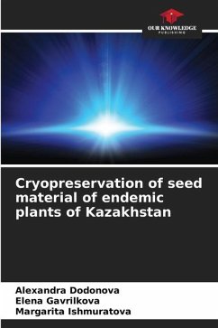 Cryopreservation of seed material of endemic plants of Kazakhstan - Dodonova, Alexandra;Gavrilkova, Elena;Ishmuratova, Margarita
