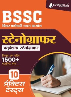 BSSC Stenographer/Instructor (Hindi Edition) Exam Book 2023 - Bihar Staff Selection Commission   10 Full Practice Tests with Free Access To Online Tests - Edugorilla Prep Experts