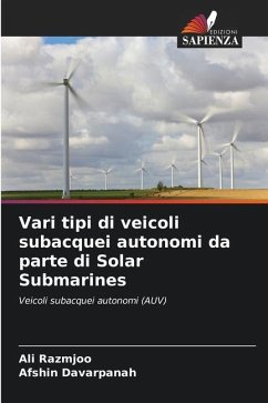Vari tipi di veicoli subacquei autonomi da parte di Solar Submarines - Razmjoo, Ali;Davarpanah, Afshin