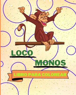 Libro para colorear de monos locos - Sauseda, Sancha