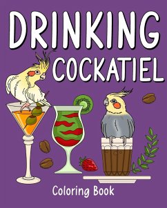 Drinking Cockatiel Coloring Book - Paperland