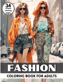 Fashion Coloring Book for Adults - Moore, Penelope
