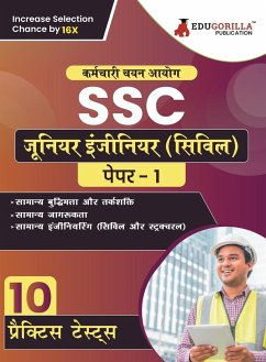 SSC Junior Engineer (Civil) Exam Book 2023 (Hindi Edition) - 10 Mock Tests (2000 Solved Questions) with Free Access to Online Tests - Edugorilla Prep Experts