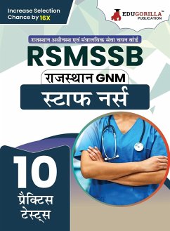 RSMSSB GNM - Staff Nurse (Hindi Edition) Exam Book   Rajasthan Staff Selection Board   10 Full Practice Tests with Free Access To Online Tests - Edugorilla Prep Experts