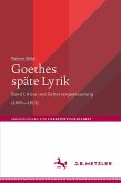 Goethes späte Lyrik (eBook, PDF)