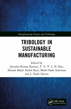 Cover Tribology in Sustainable Manufacturing (eBook, PDF)