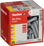 Fischer Dübel SX Plus 6x50 100 St.