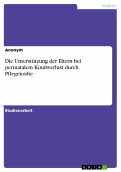 Die Unterstützung der Eltern bei perinatalem Kindsverlust durch Pflegekräfte (eBook, PDF)