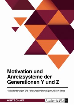 Motivation und Anreizsysteme der Generationen Y und Z. Herausforderungen und Handlungsempfehlungen für den Vertrieb (eBook, PDF)