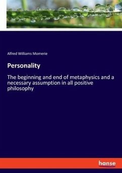 Personality - Momerie, Alfred Williams