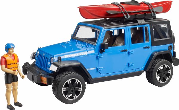 Bruder 02529 Jeep Wrangler RubiconUnlimited mit Kajak und Figur Bruder 02529 Jeep Wrangler RubiconUnlimited mit Kajak und Figur