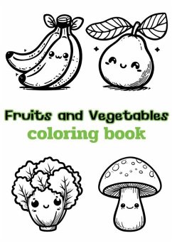 Fruits and Vegetables coloring book - K, Beccanica