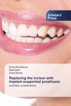 Replacing the incisor with implant-supported prosthesis - Boudabous, Emna;Nasri, Sara;Nouira, Zohra