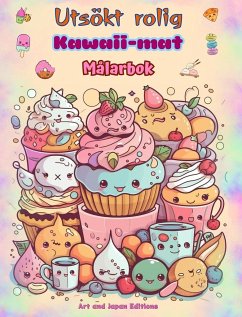 Utsökt rolig Kawaii-mat   Målarbok   Söta kawaii-designer för matälskare - Editions, Japan; Art