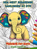 Den mest bedårende samlingen av dyr - Malebok for barn - Kreative og morsomme scener fra dyreverdenen