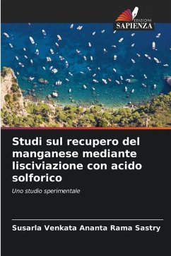 Studi sul recupero del manganese mediante lisciviazione con acido solforico - Sastry, Susarla Venkata Ananta Rama