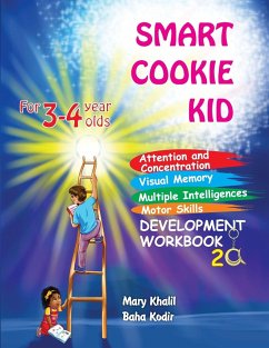 Smart Cookie Kid For 3-4 Year Olds Attention and Concentration Visual Memory Multiple Intelligences Motor Skills Book 2A - Khalil, Mary; Kodir, Baha