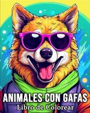 Animales con Gafas Libro de Colorear