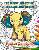 De meest schattige verzameling dieren - Kleurboek voor kinderen - Creatieve en grappige scènes uit de dierenwereld