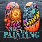 3D Stone Painting Coloring Book for Adults