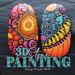 3D Stone Painting Coloring Book for Adults - Publishing, Monsoon;Grafik, Musterstück
