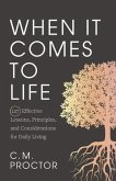 When It Comes to Life (eBook, ePUB)