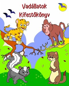 Cover Vadállatok Kifestőkönyv