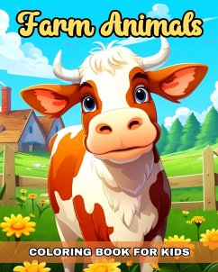 Farm Animals Coloring Book for Kids - Peay, Regina
