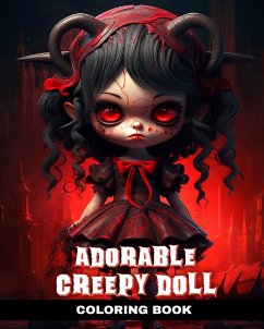 Adorable Creepy Doll Coloring Book - Peay, Regina