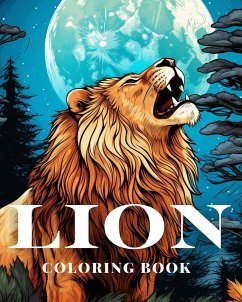 Lion Coloring Book for Families of Cats - Huntelar, James