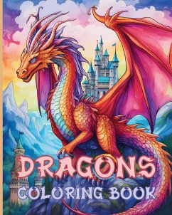 Dragon Coloring Book - Adams, Rita Z.