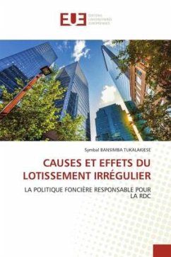 CAUSES ET EFFETS DU LOTISSEMENT IRRÉGULIER - BANSIMBA TUKALAKIESE, Symbal