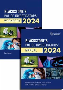 Blackstone's Police Investigators Manual and Workbook 2024 - Connor, Paul