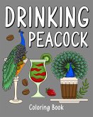 Drinking Peacock Coloring Book