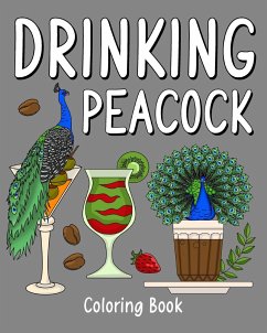 Drinking Peacock Coloring Book - Paperland