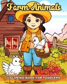 Farm Animals Coloring Book for Toddlers