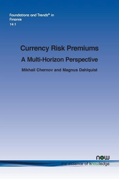Currency Risk Premiums