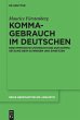 Kommagebrauch im Deutschen (eBook, ePUB) - Bild 1